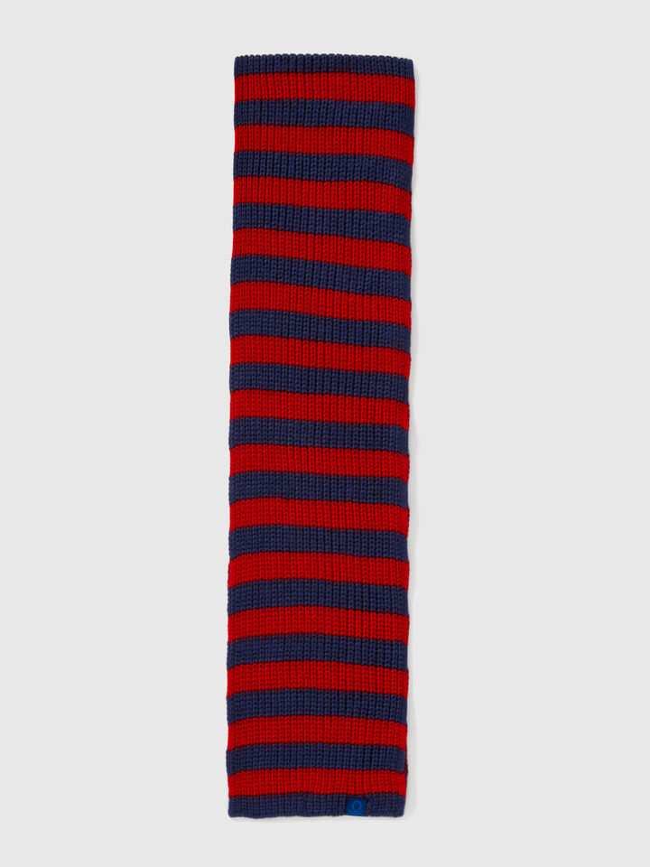 KNITTED SCARF Junior Boy image number 2